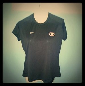 Nike Dri fit Georgie Bulldogs Short Sleeve Shirt.